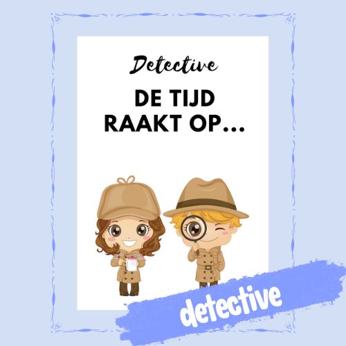 Detective: de tijd raakt op
